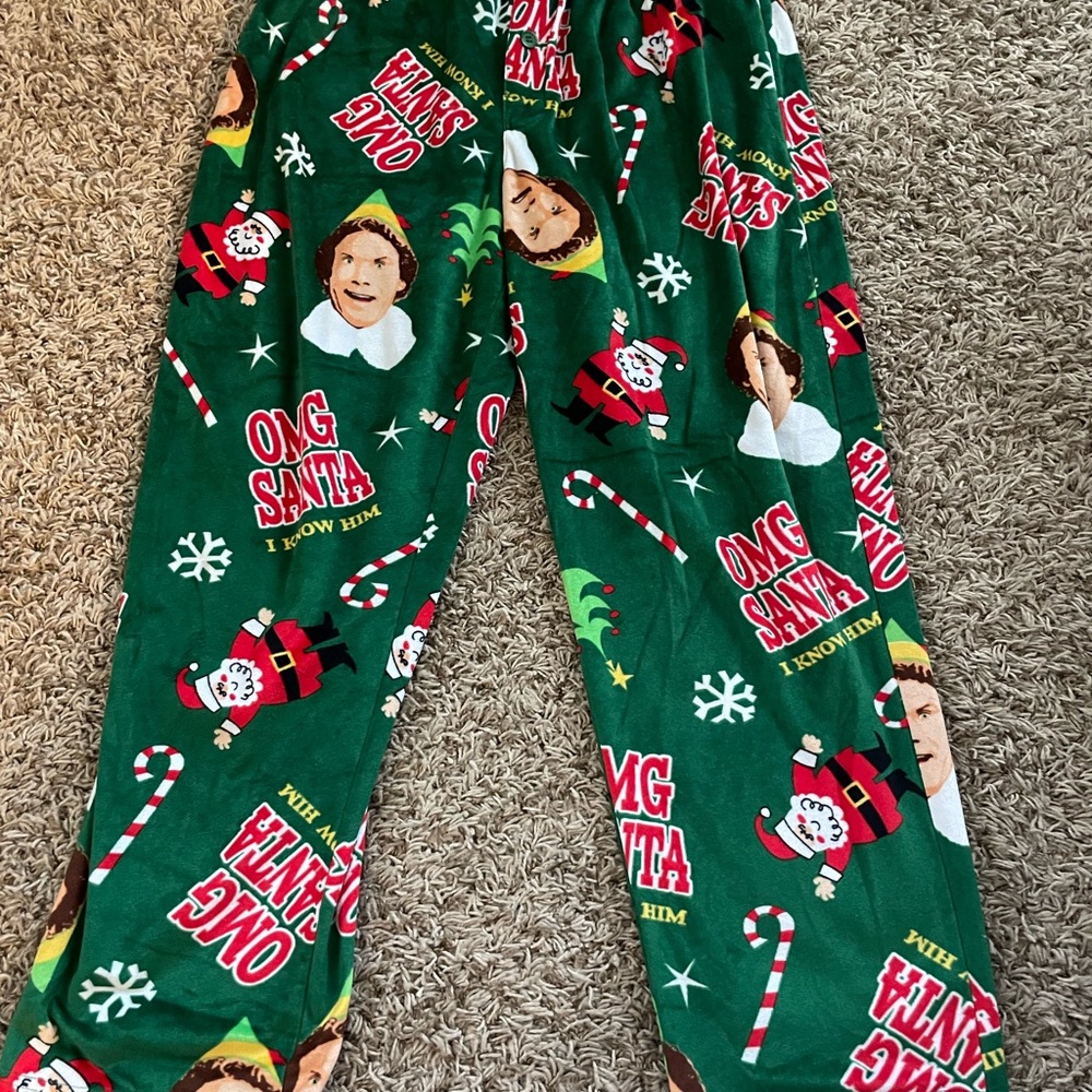 Elf Movie Green Kids Pajamas